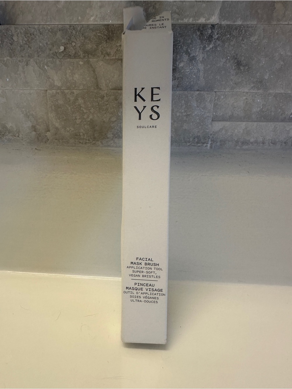 KEYS Soulcare Facial Mask Brush - White